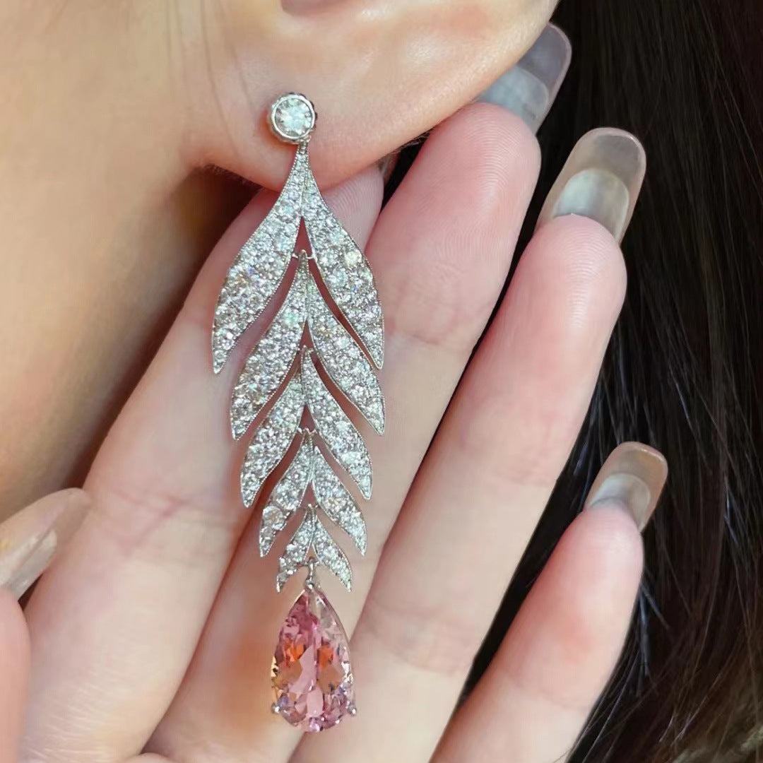 Dangle Leaf Earrings