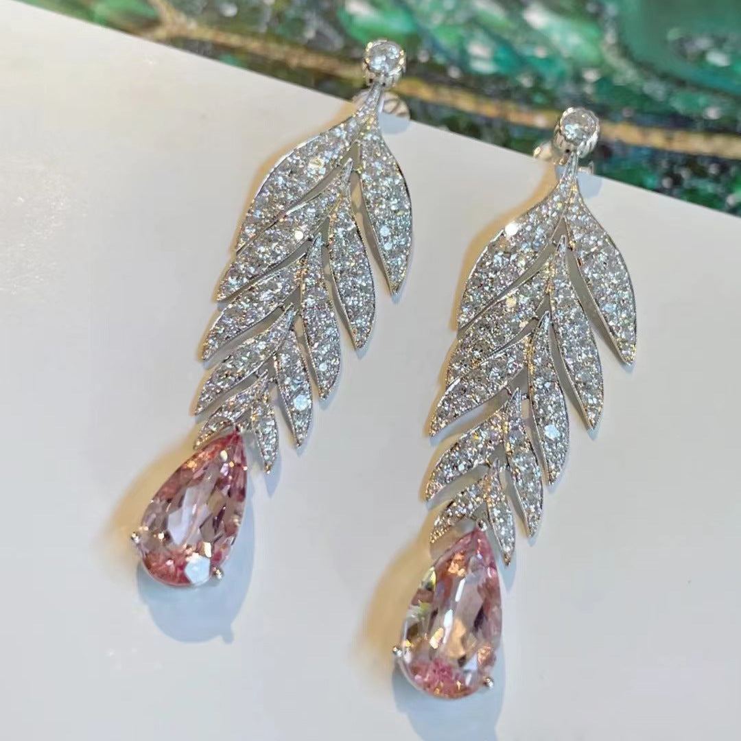 Dangle Leaf Earrings