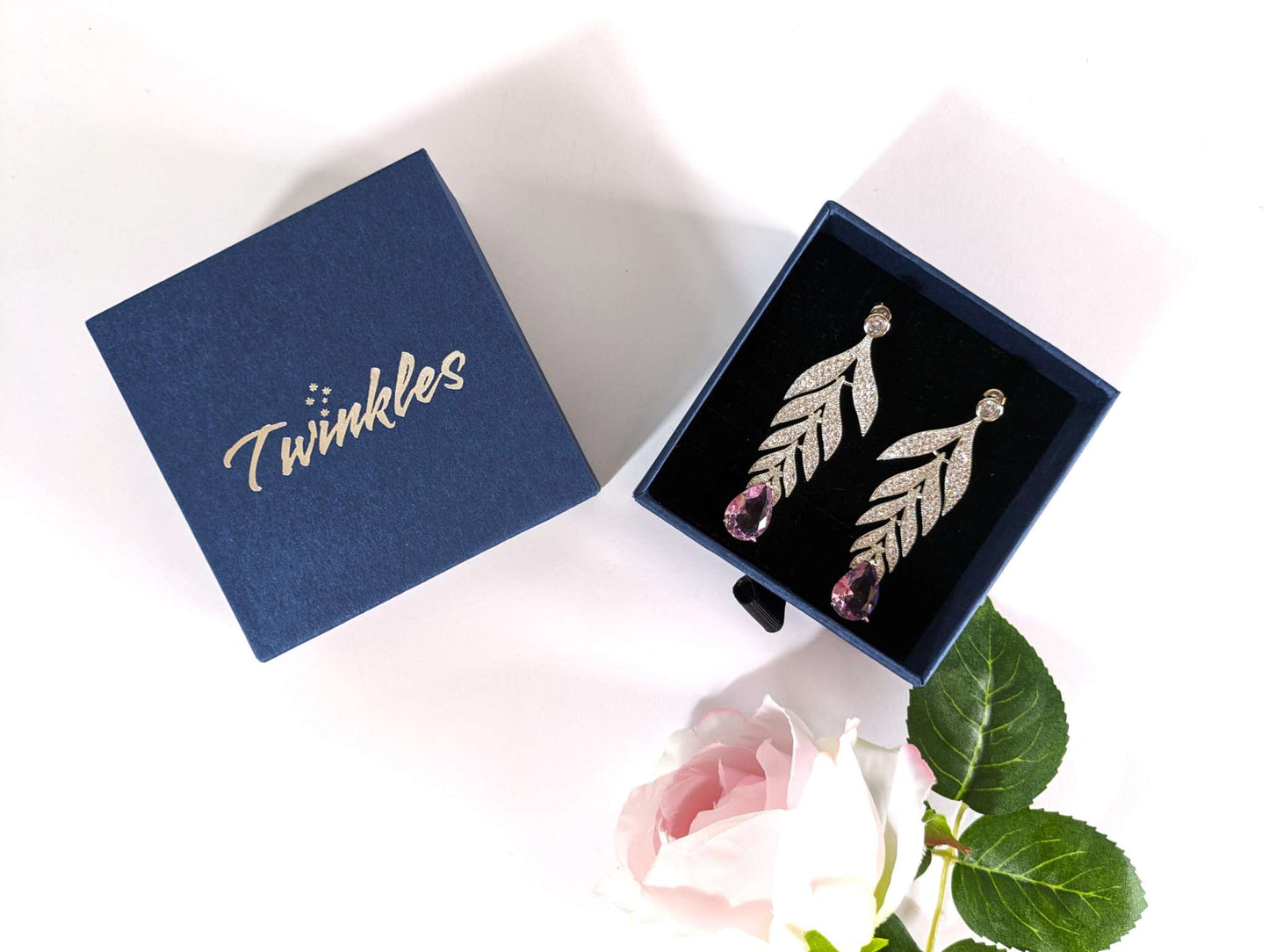 Dangle Leaf Earrings