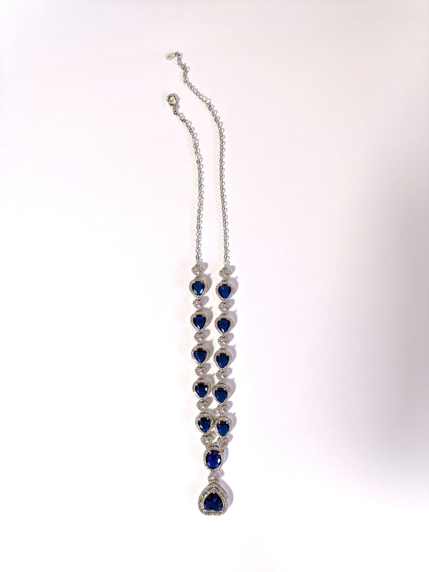 Luxurious Heart of the Ocean Blue Diamond Necklace