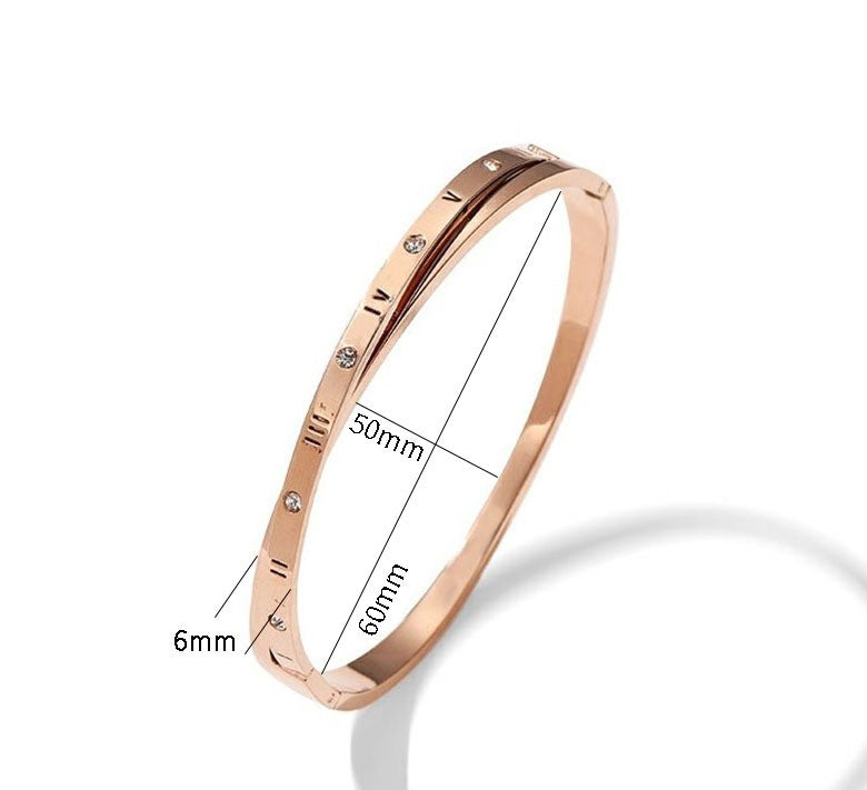 Roman numeral bracelet