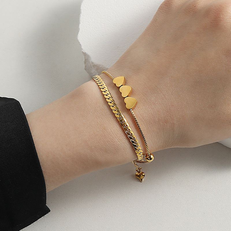 Love double layer bracelet