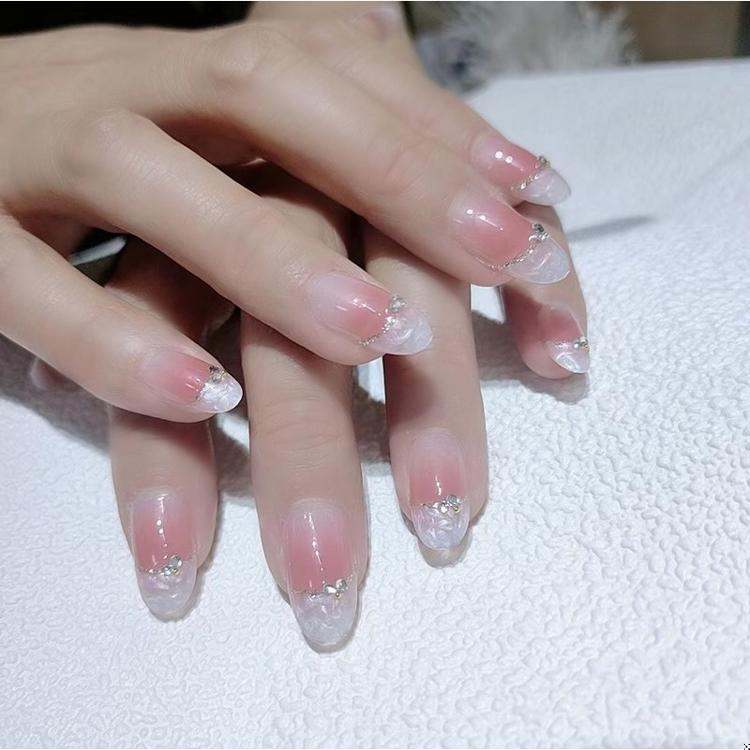 Premium Aurora Press On Nails