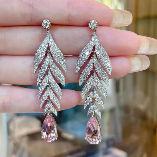 Dangle Leaf Earrings