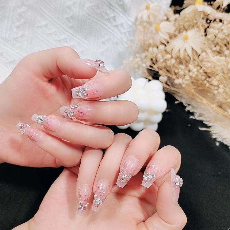 Honey Tea Press On Nails