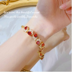 Adjustable Red Diamond Bracelet