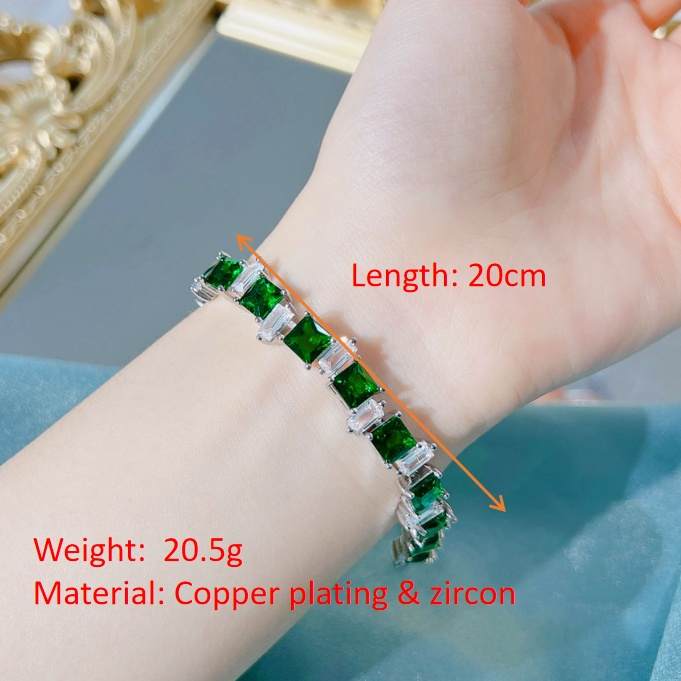 Adjustable Green Diamond Bracelet