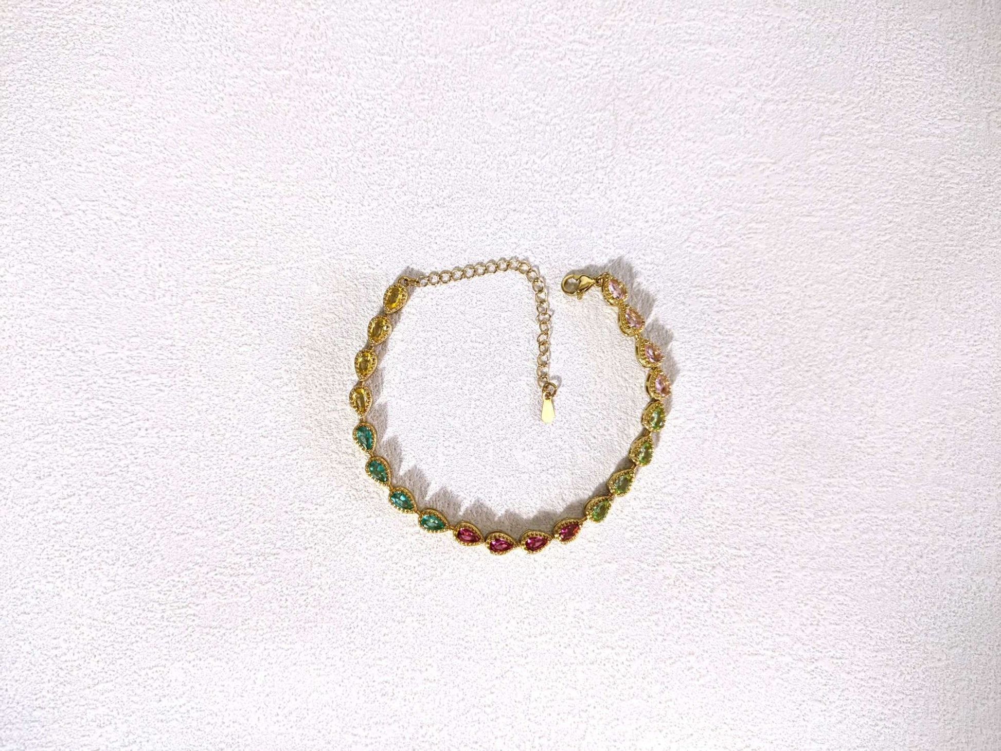 Rainbow Candy Colour Tourmaline Bracelet