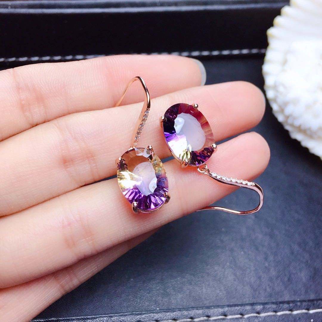 Brilliant Ametrine Earrings