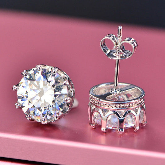 Crown Stud Earrings