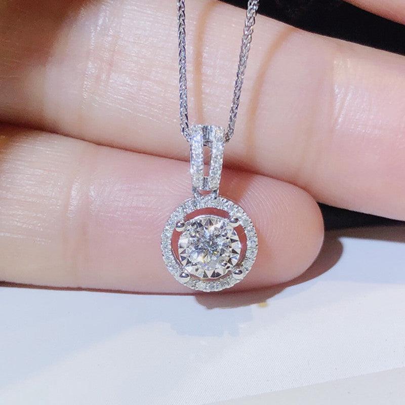 Moissanite necklace