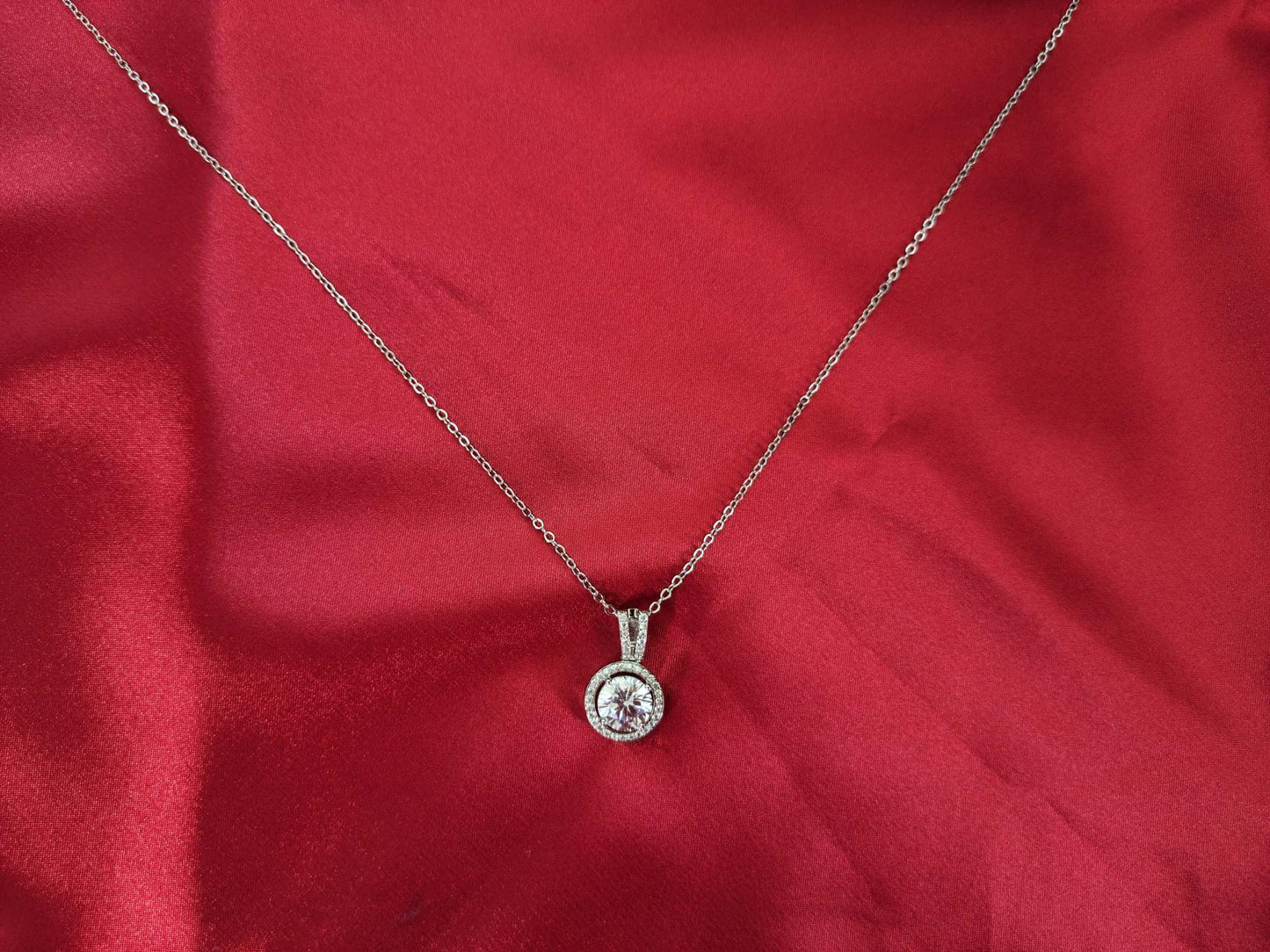 Moissanite necklace