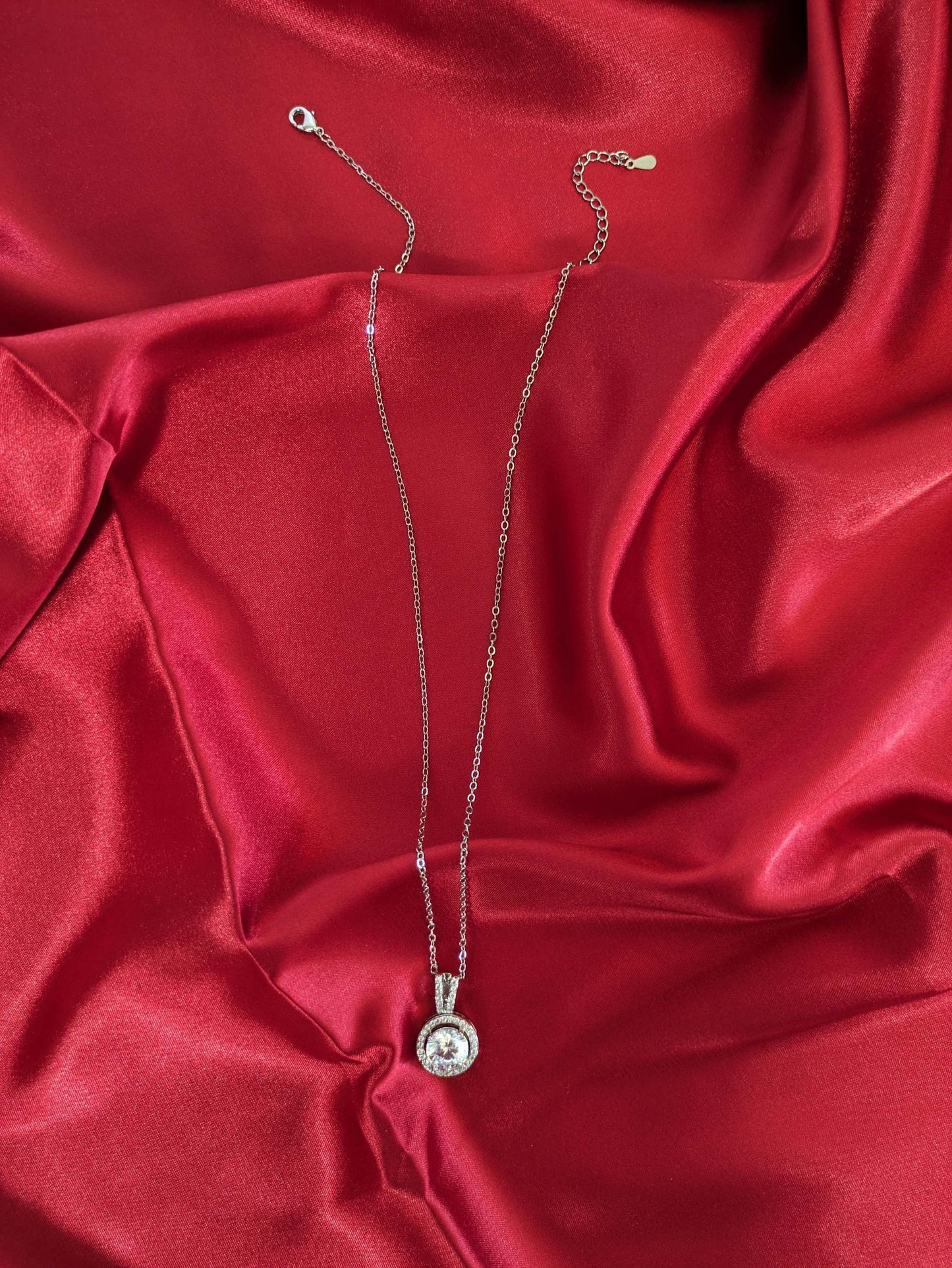 Moissanite necklace