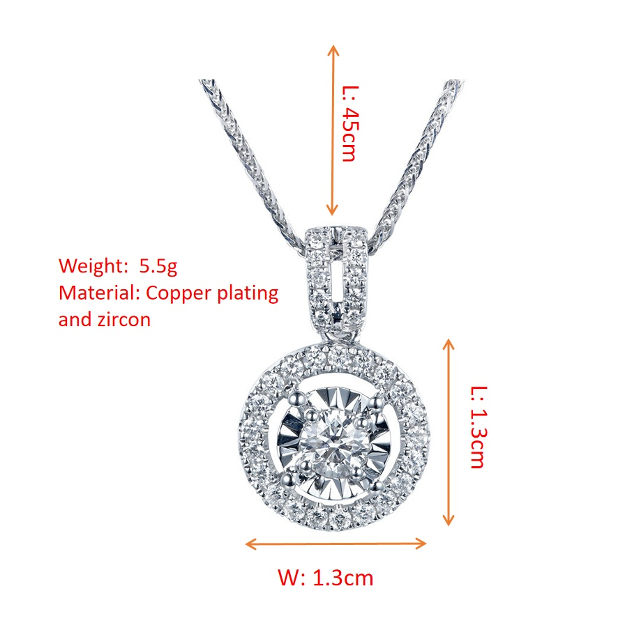 Moissanite necklace