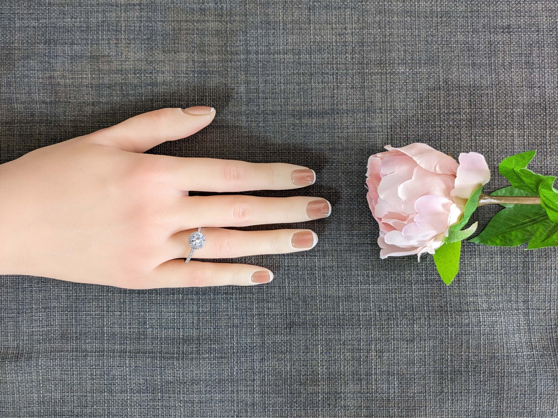 Icy French Press On Nails