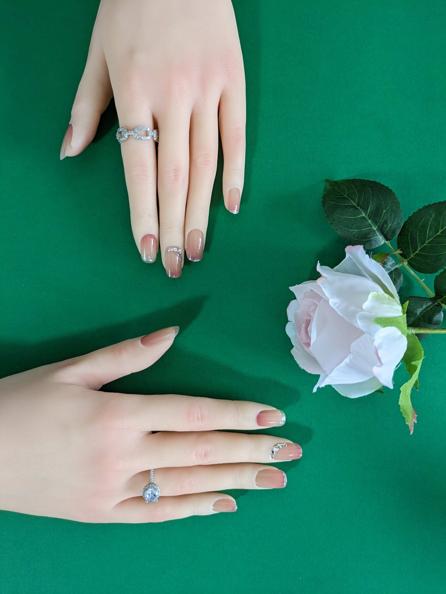 Summer Peach Press On Nails