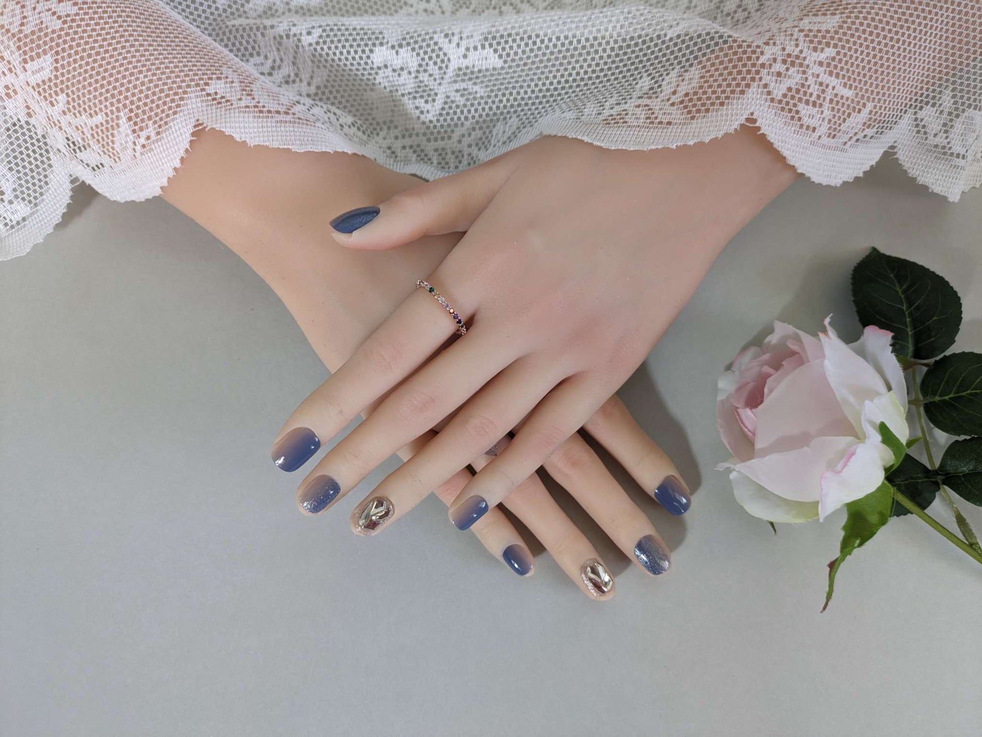 Stars and Sea Press On Nails