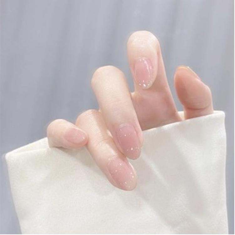 Pink Tips Press On Nails