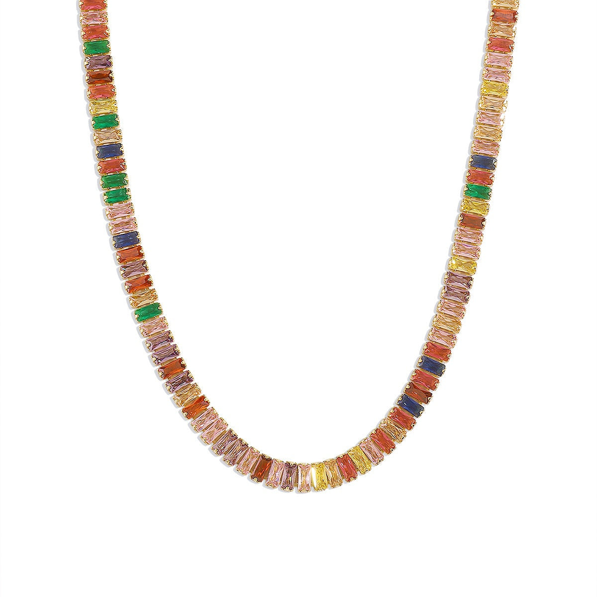 Long Square Fashion Necklace