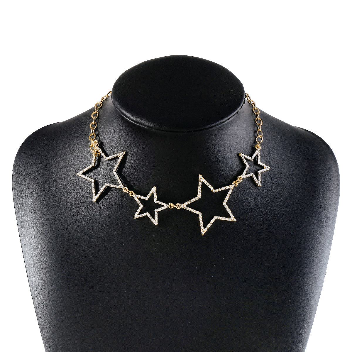 Pointed Star Diamond Necklace