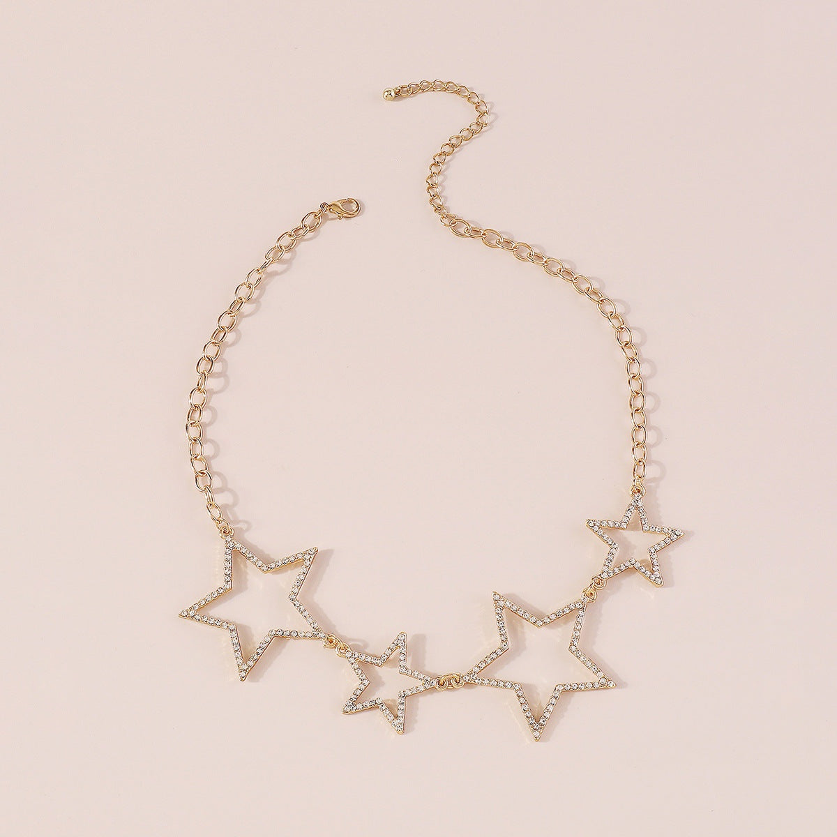 Pointed Star Diamond Necklace