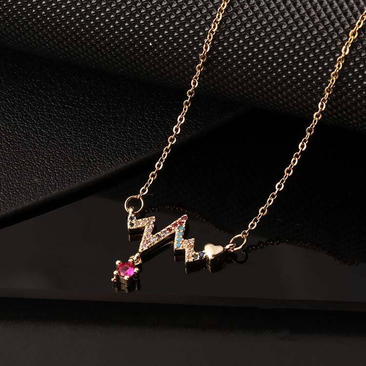 EKG Shaped Necklace