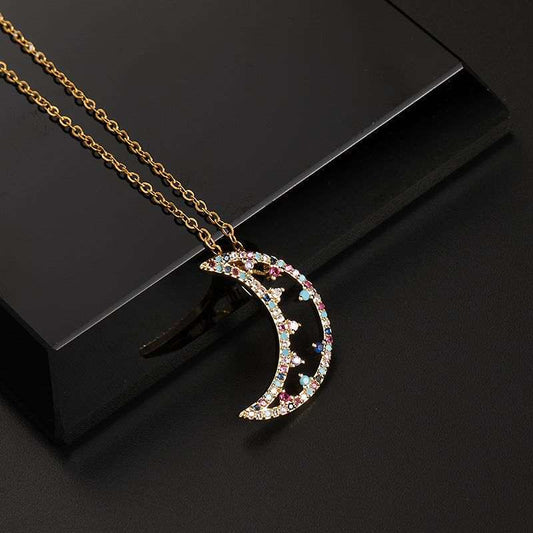 Half Moon Necklace Pendant