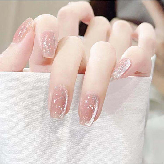 Premium White Wonderland press on nails